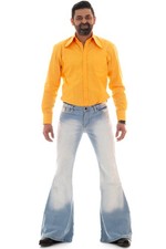 Jeans uomo Comycom pantaloni a zampa STAR BRIGHT