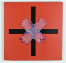 Jorrit Tornquist - Contracroce (Trasparenze) - Acrilico su tela 50x50 cm - 1990