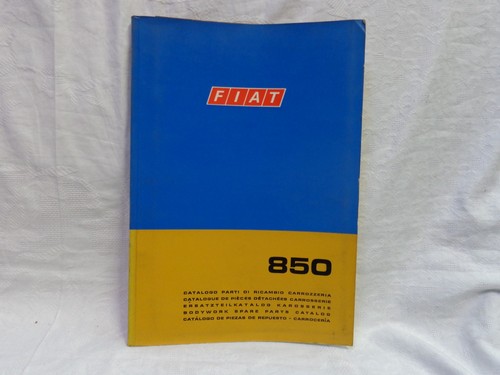 Fiat 850 catalogo - catalogo, parti