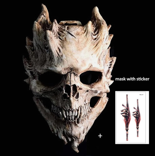 Maschera teschio sopra - , la