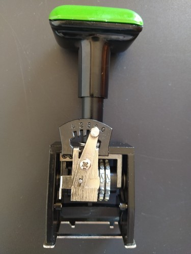 Timbro numeratore automatico - timbro,