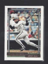 1992 TOPPS BASEBALL GOLD