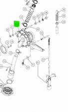 POMPA ACQUA CON ASOLA COMPLETA RICAMBIO ATOMIZZATORE CIFARELLI