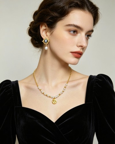 Set gioielli vintage cameo - vintage, e