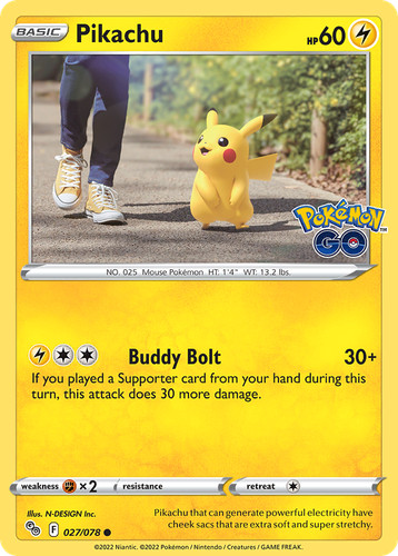 Pikachu 027 078 - 027/078, pokemon