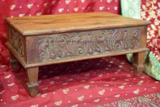 tavolo basso indiano in legno