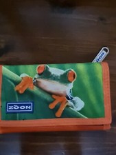 Portafoglio, con vari scomparti , due tasche con  cerniere x monete 