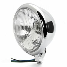 Faro anteriore moto cromato - faro,