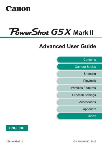 Canon powershot g5x mark - canon, ii