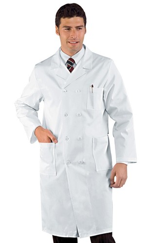 Camice medico uomo doppio