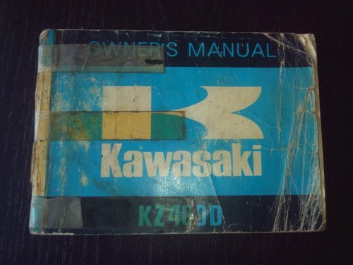 Kawasaki 400 kz400 - kz, kz400d