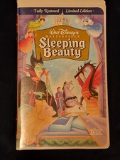 Sleeping Beauty Masterpiece/Limited Edition (VHS, 1997)plus original case insert