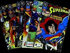 Lotto / blocco 8 fumetti Superman sequenza 19 - 27 Play Press