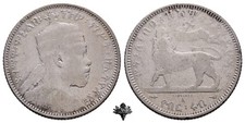 ETIOPIA 1/4 birr 1895 (1903) ARGENTO moneta argento Menelik II Etiopia