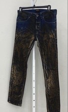 Jeans Diesel nero oro lucido