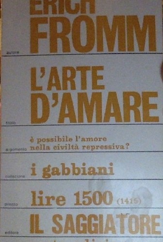 Arte amare erich - l’arte, d’amare.,erich