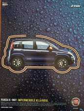 Clipping Ritaglio Pubblicità Adv. 2015 FIAT PANDA K-WAY Impermeabile alla Noia