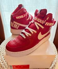 Nike AF1 Air Force 1 High Supreme SP Red US10 UK9 EU44 * Used VNDS*