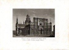 Stampa antica Veduta CERTOSA
