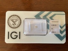 Coppia di diamanti 0,09 carati