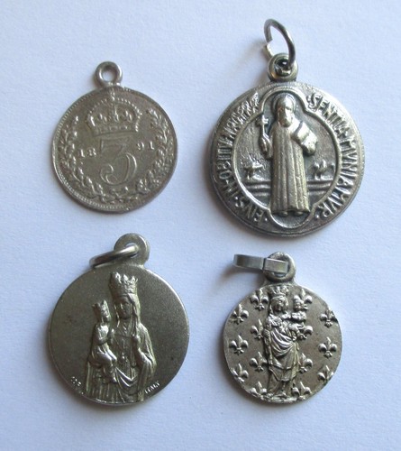 Lotto medaglie religiose - 4,