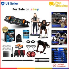 Push Up Board Home Gym Set Completo Fasce di Resistenza Maniglie Attrezzatura Fitness