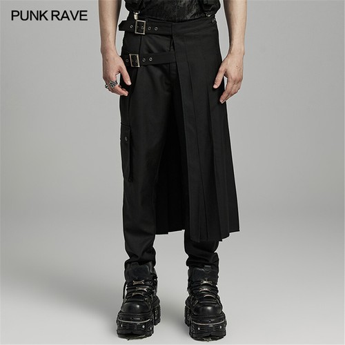 Pantalone lungo punk rave uomo - lungo,