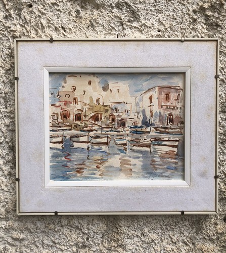 Vecchio quadro marina - quadro, -marina-