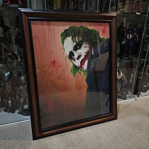 Joker heath ledger dipinto - joker,