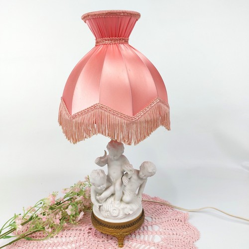 Antica lampada capodimonte - lampada,