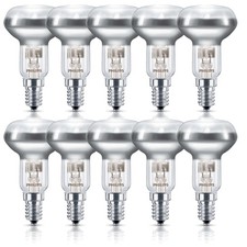10 X Philips Eco Alogena Spot R50 18W=25W E14 Riflettore Ecoclassic 30 °