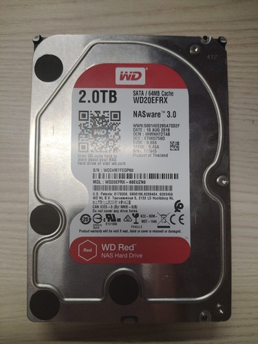 Hard disk red wd20efrx 2tb - red,