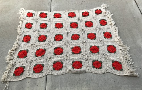 Coperta quadrata nonna afgana