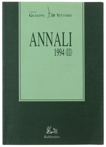 Annali 1994 fondazione - 1994, (ii)