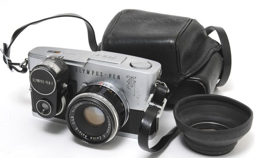 Olympus pen con obiettivo - f,
