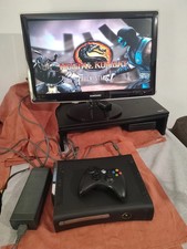 XBOX 360 ARCADE 120 GB COLORE  Nera COMPLETA PAD ALIMENTATORE E Gioco