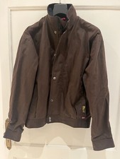 BELSTAFF GIACCA GIUBBOTTO BOMBER COL. MARRONE TG. L/54 BIKER MOTO