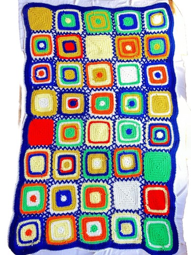 Coperta vintage quadrati