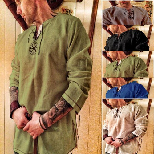 Camicia uomo medievale vintage