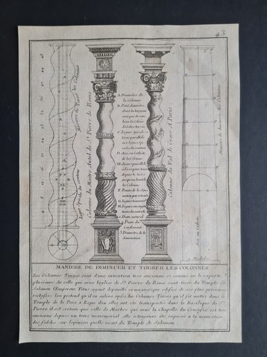 Stampa antica 1775 cinque - stampa, c.