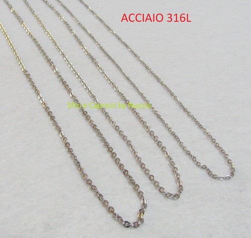 Catenina collana acciaio - collana, inox