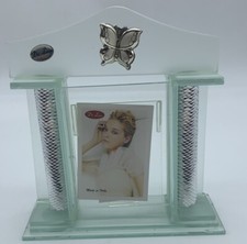 Cornice 9x6 Portafoto In Vetro De Luxe Trasparente Made In Italy Per Foto