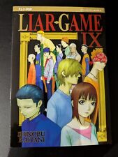 Volume N°9 IX Liar Game manga Shinobu Kaitani in Italiano collezione