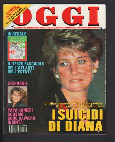 Oggi 1992 lady diana - oggi, 25/1992