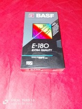 Videocassetta VHS vergine imballata Basf E-180