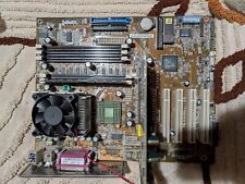 scheda madre vintage socket 462 512mb ram cpu athlon 1200 agp pro scheda video 