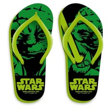 STAR WARS ciabattine infradito verdi mare e piscina morbide varie taglie bambino