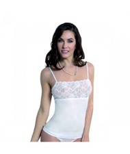 Top spalla stretta da donna cotone filo di scozia Marta Marzotto sotto giacca