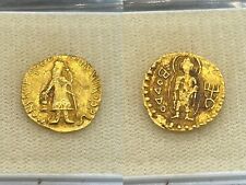 Moneta d'oro 18 carati 1,35 g antica Kushan Kanishka I Buddha SoLiD rara! #K57