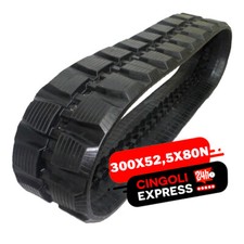 Cingoli cingolo in gomma 300x52,5x80N per dumper escavatore pale pala cingolata